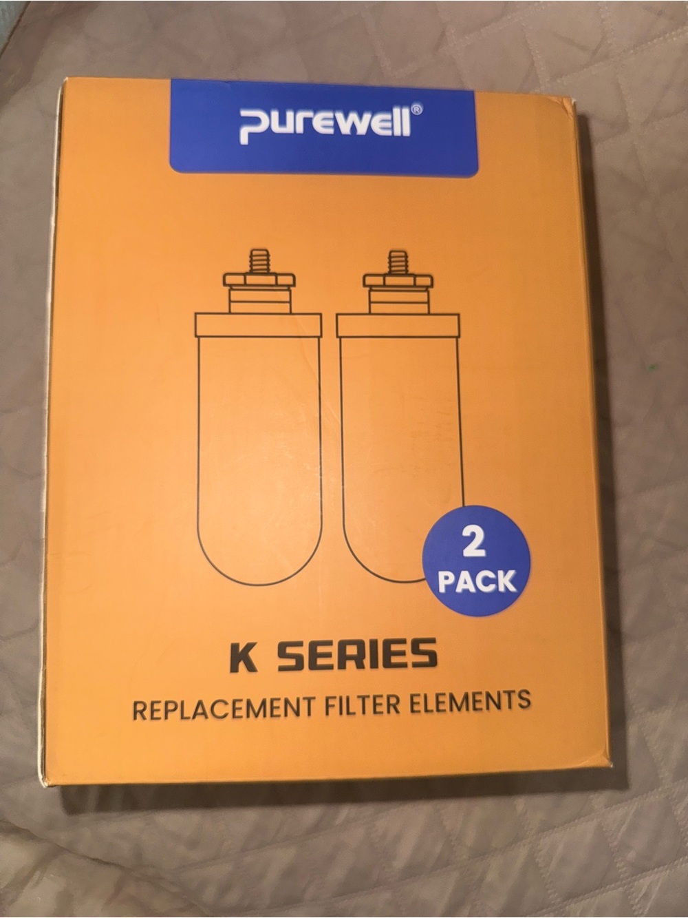 2 Pack Purewell K Series 4-Stage 7-In Ceramic Water Filter Replacement